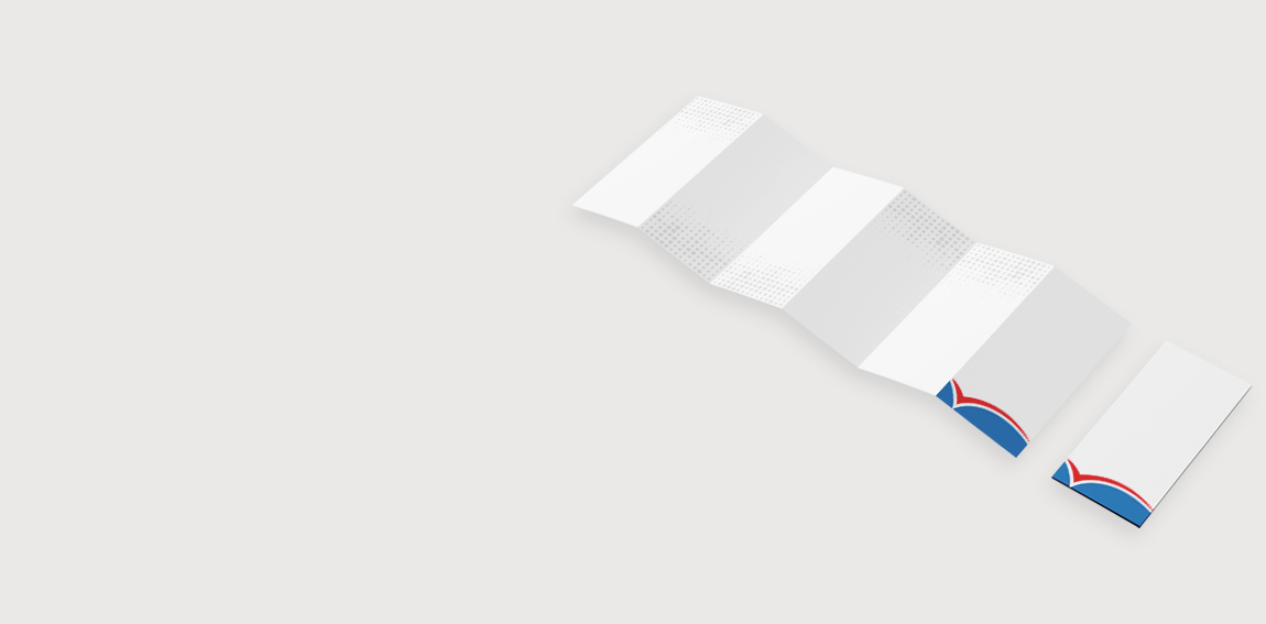 Zickzackfalz Flyer drucken – 12-seitiger Leporello-Flyer für umfangreiche Informationen und Werbung